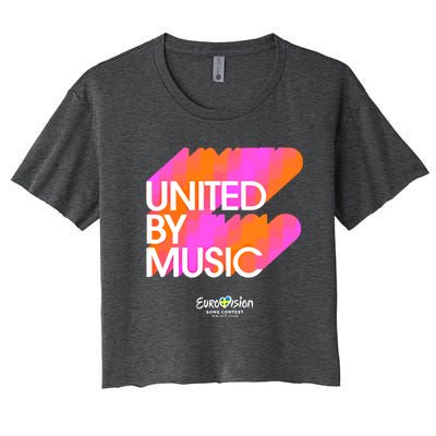 Eurovision Song Eurovision 2024 United By Music Women's Crop Top Tee