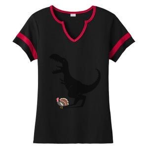 Evolution Sucks Ladies Halftime Notch Neck Tee