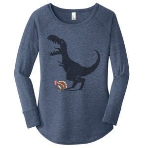 Evolution Sucks Women's Perfect Tri Tunic Long Sleeve Shirt