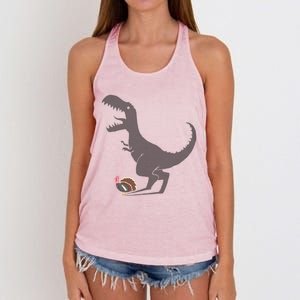 Evolution Sucks Women's Knotted Racerback Tank