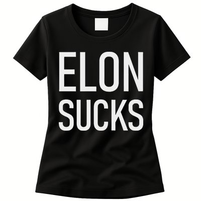 Elon Sucks Womens T-Shirt