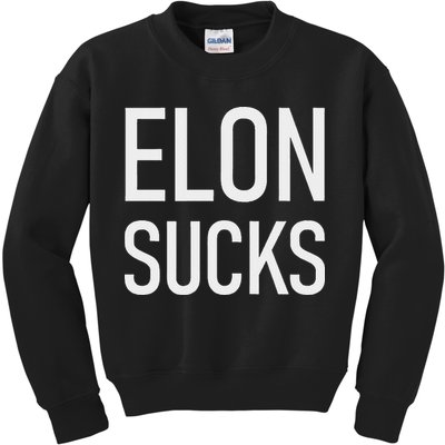 Elon Sucks Kids Sweatshirt