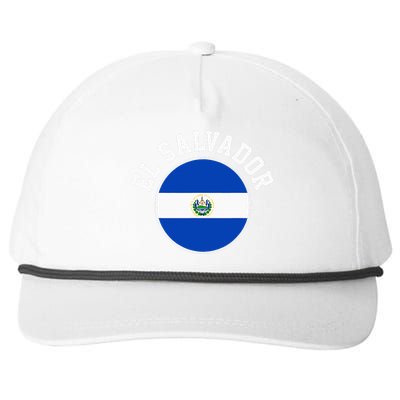 El Salvador Snapback Five-Panel Rope Hat