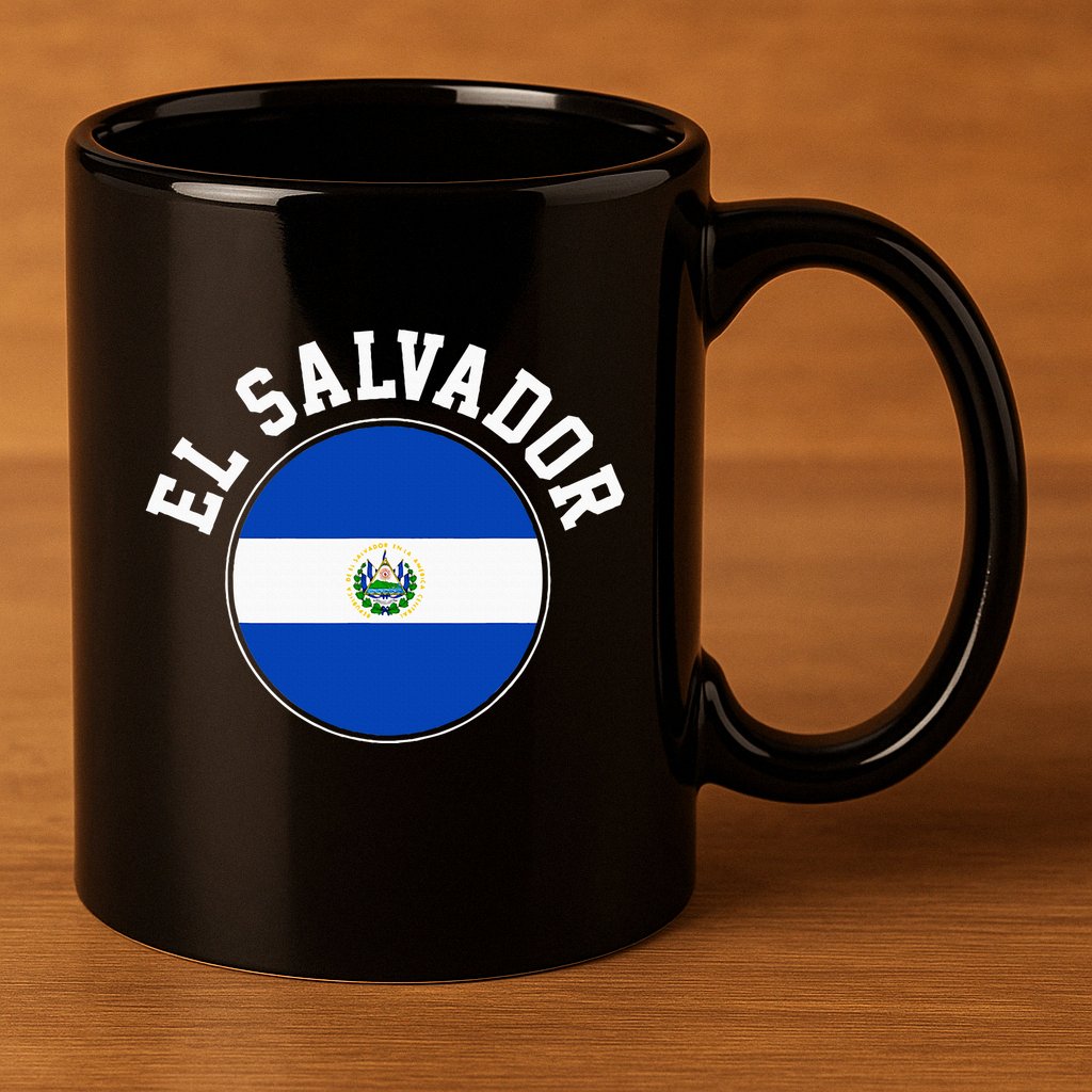 El Salvador 11oz C Handle Ceramic Mug