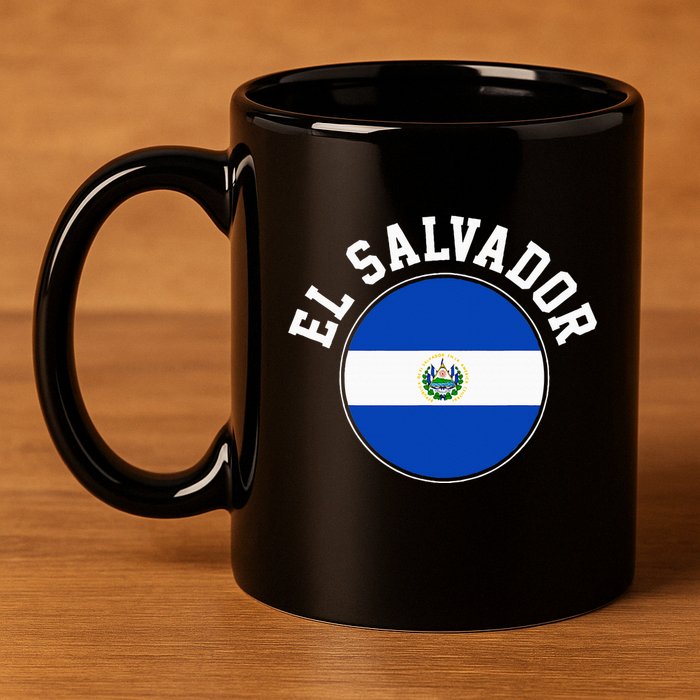 El Salvador 11oz C Handle Ceramic Mug
