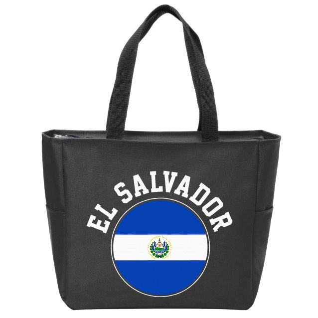 El Salvador Zip Tote Bag