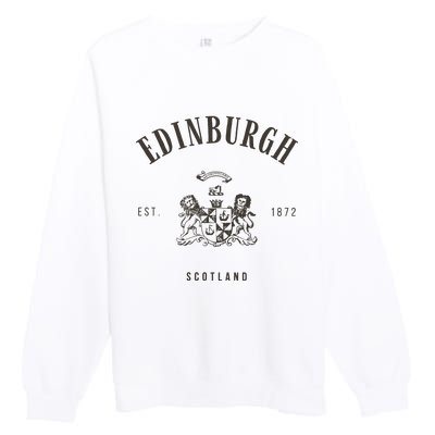 Edinburgh Scotland Premium Crewneck Sweatshirt