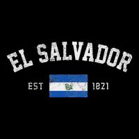El Salvador Est. 1821 Salvadoran Flag Independence Day Cooling Performance Crew T-Shirt