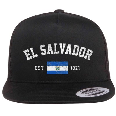 El Salvador Est. 1821 Salvadoran Flag Independence Day Flatbill Hat