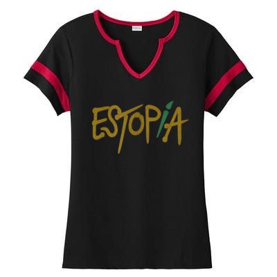 Estopa Sttopy Ladies Halftime Notch Neck Tee