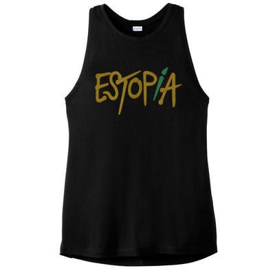 Estopa Sttopy Ladies PosiCharge Tri-Blend Wicking Tank