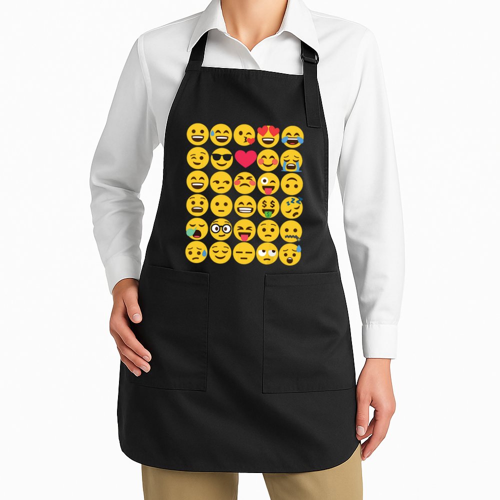 Emoticon Set Apron