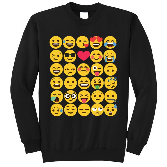 Emoticon Set Sweatshirt