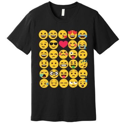 Emoticon Set Premium T-Shirt