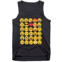 Emoticon Set Tank Top