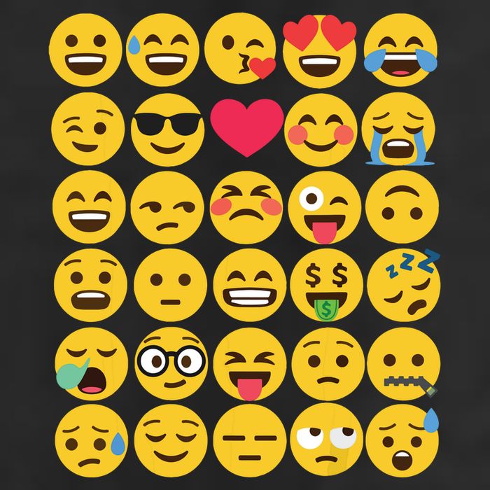 Emoticon Set Golf Towel