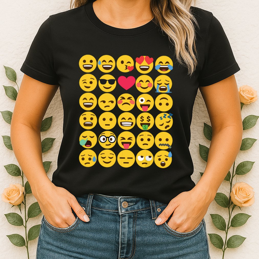 Emoticon Set Womens T-Shirt