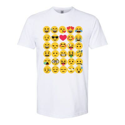 Emoticon Set Softstyle CVC T-Shirt