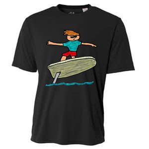 Efoil Surfing Cooling Performance Crew T-Shirt