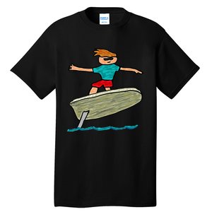 Efoil Surfing Tall T-Shirt