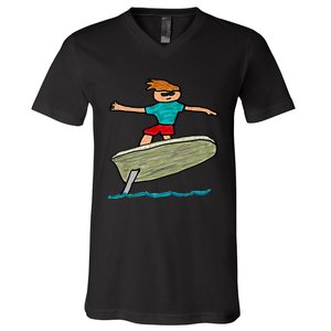 Efoil Surfing V-Neck T-Shirt