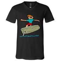 Efoil Surfing V-Neck T-Shirt