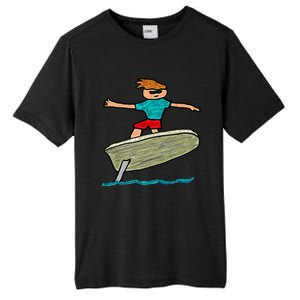 Efoil Surfing Tall Fusion ChromaSoft Performance T-Shirt