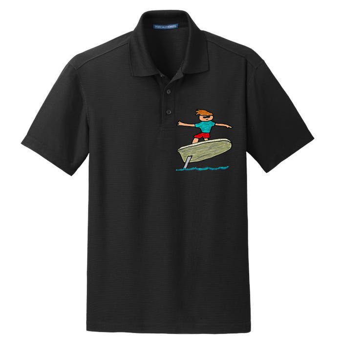 Efoil Surfing Dry Zone Grid Polo