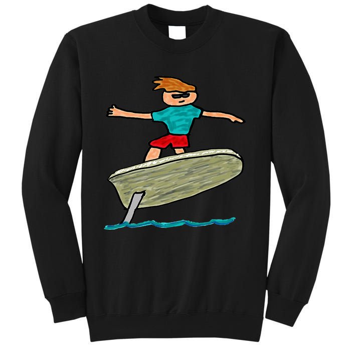 Efoil Surfing Tall Sweatshirt