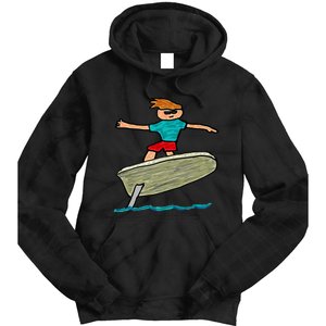 Efoil Surfing Tie Dye Hoodie