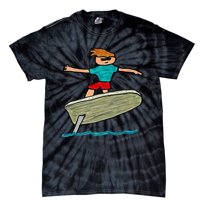 Efoil Surfing Tie-Dye T-Shirt