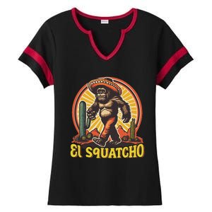 El Squatcho El Squatcho Ladies Halftime Notch Neck Tee