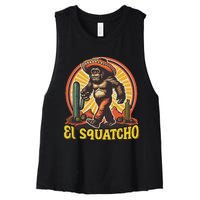 El Squatcho El Squatcho Women's Racerback Cropped Tank