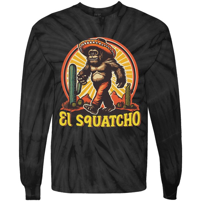 El Squatcho El Squatcho Tie-Dye Long Sleeve Shirt