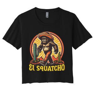 El Squatcho El Squatcho Women's Crop Top Tee