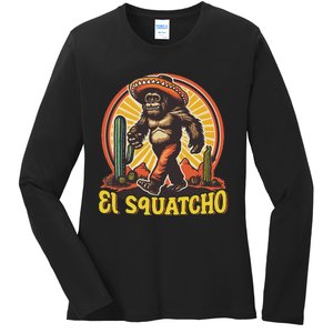 El Squatcho El Squatcho Ladies Long Sleeve Shirt