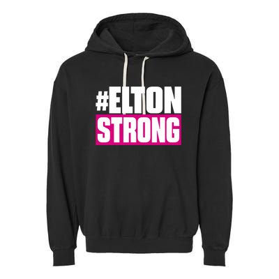 Elton Strong Garment-Dyed Fleece Hoodie