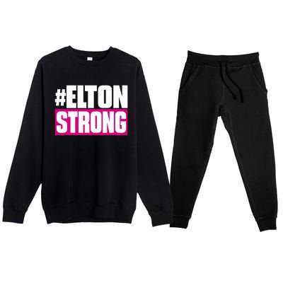 Elton Strong Premium Crewneck Sweatsuit Set