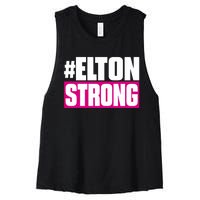 Elton Strong Women's Racerback Cropped Tank