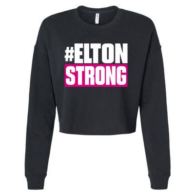 Elton Strong Cropped Pullover Crew