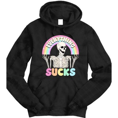 Everything Sucks Tie Dye Hoodie