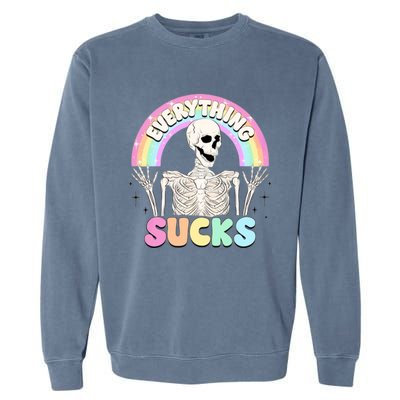 Everything Sucks Garment-Dyed Sweatshirt