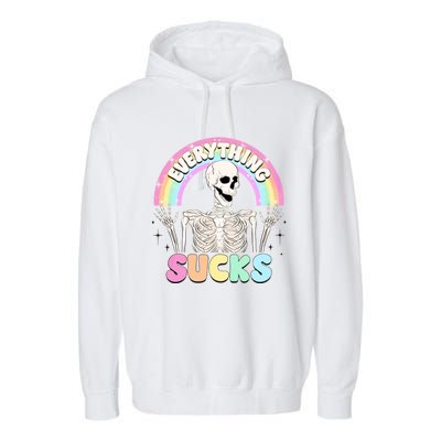 Everything Sucks Garment-Dyed Fleece Hoodie