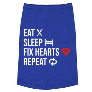 Eat Sleep Fix Hearts Repeat Cardiologist Doctor Nurse Gift Doggie Tank