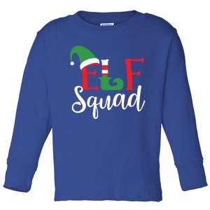 Elf Squad Funny Christmas Matching Top Gift Toddler Long Sleeve Shirt