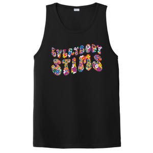 Everybody Stims Floral Neurodiversity Acceptance Sped Autism Gift PosiCharge Competitor Tank