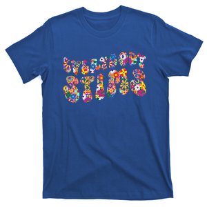 Everybody Stims Floral Neurodiversity Acceptance Sped Autism Gift T-Shirt