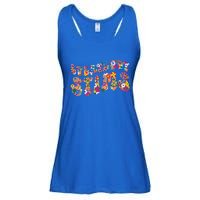 Everybody Stims Floral Neurodiversity Acceptance Sped Autism Gift Ladies Essential Flowy Tank