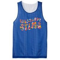 Everybody Stims Floral Neurodiversity Acceptance Sped Autism Gift Mesh Reversible Basketball Jersey Tank