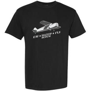 Eat Sleep Fly Repeat Great Gift Garment-Dyed Heavyweight T-Shirt